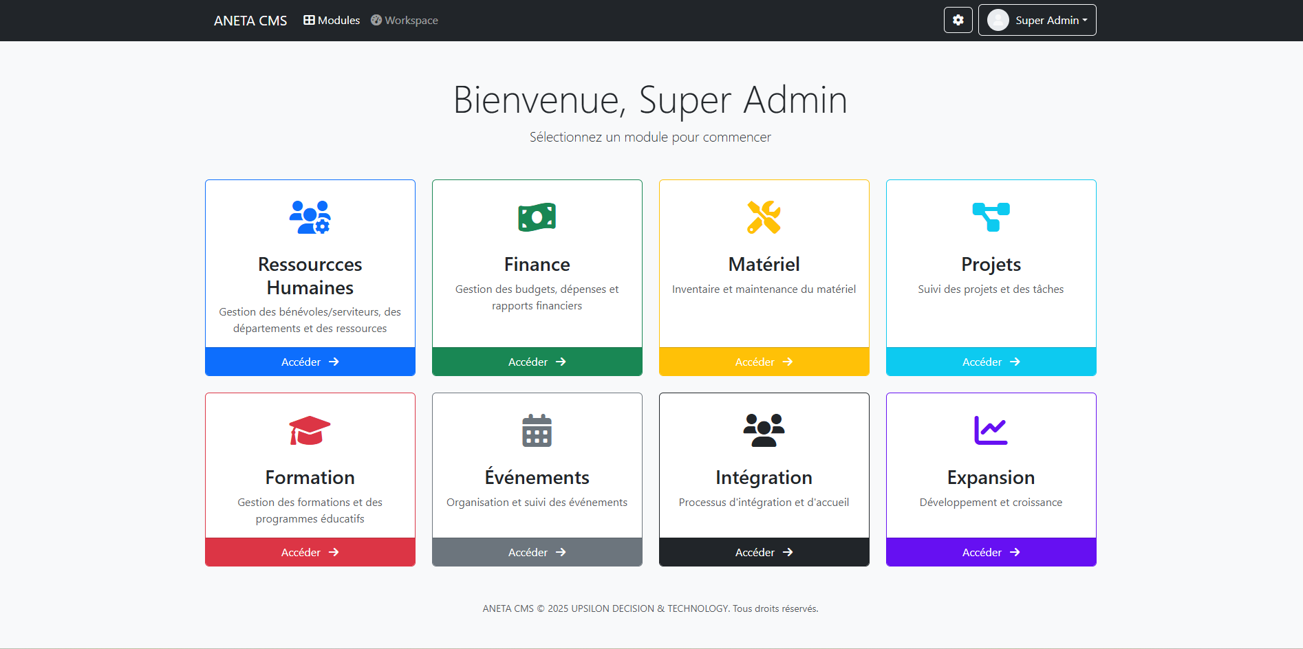 Dashboard - Vue d'ensemble